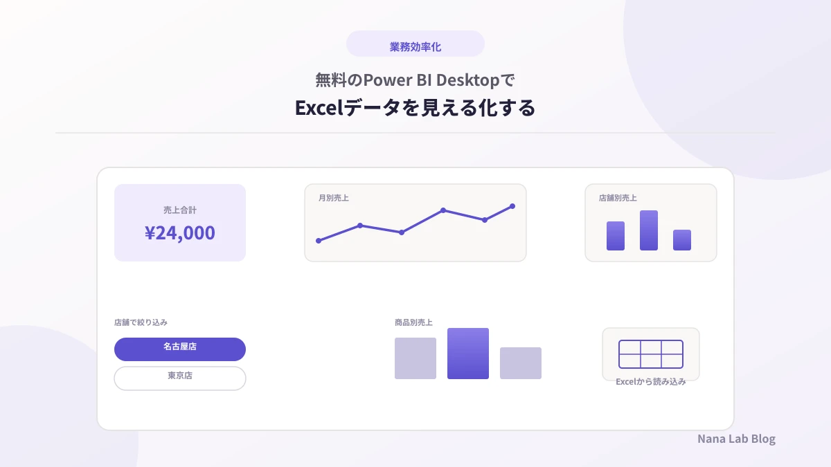 Power BIは無料で使える?Excelデータを見える化する第一歩